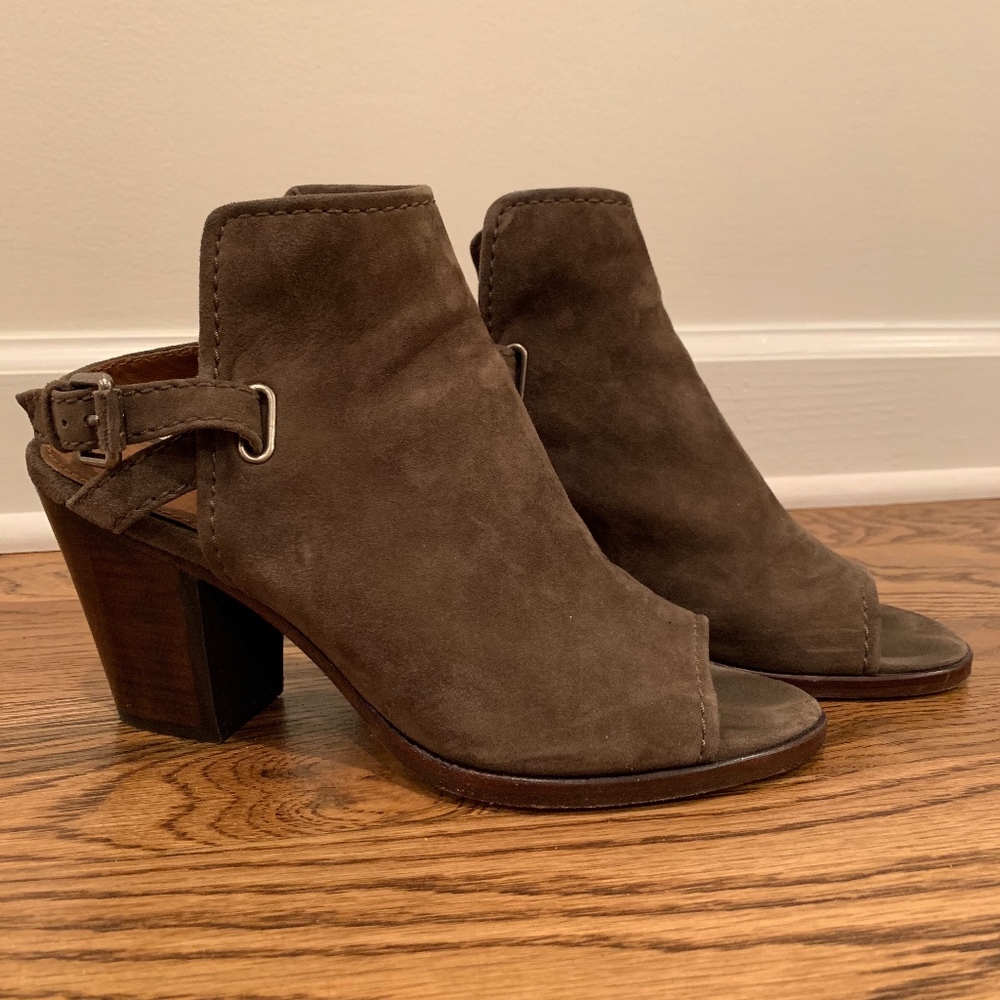 Frye Dani Shield Sling Open Toe Bootie Size 9.5 - image 1